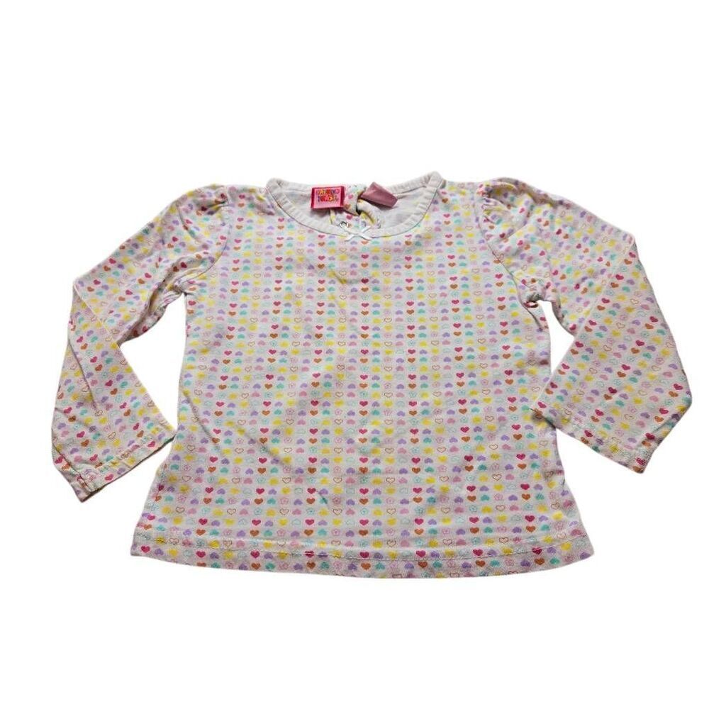 French Toast heart longsleeve shirt 3T
